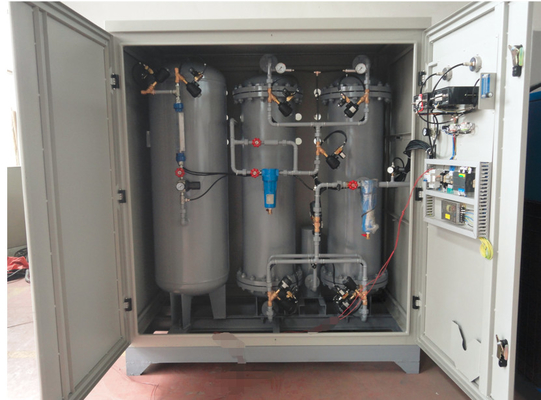 Γεννήτρια αζώτου 0,5kw για συσκευασία τροφίμων 0,4-0,8mpa Πύργος PSA